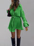 'Amara' Button Up Dropped Shoulder Shirt Dress - Celes Fashion